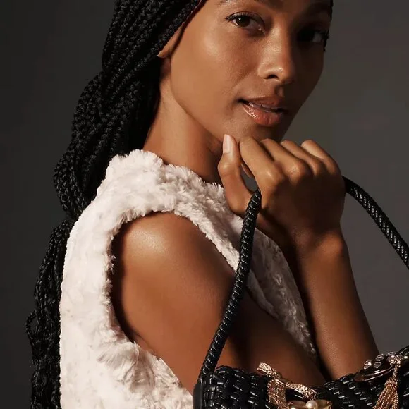 Anthropologie Maeve Faux Fur Muscle Tank - Picture 3 of 4